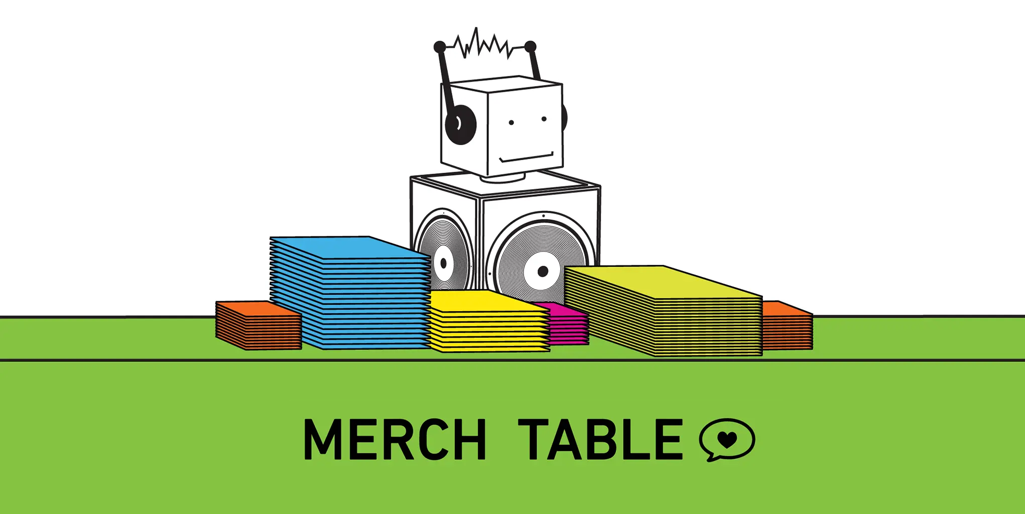 Merch Table / Hype Machine