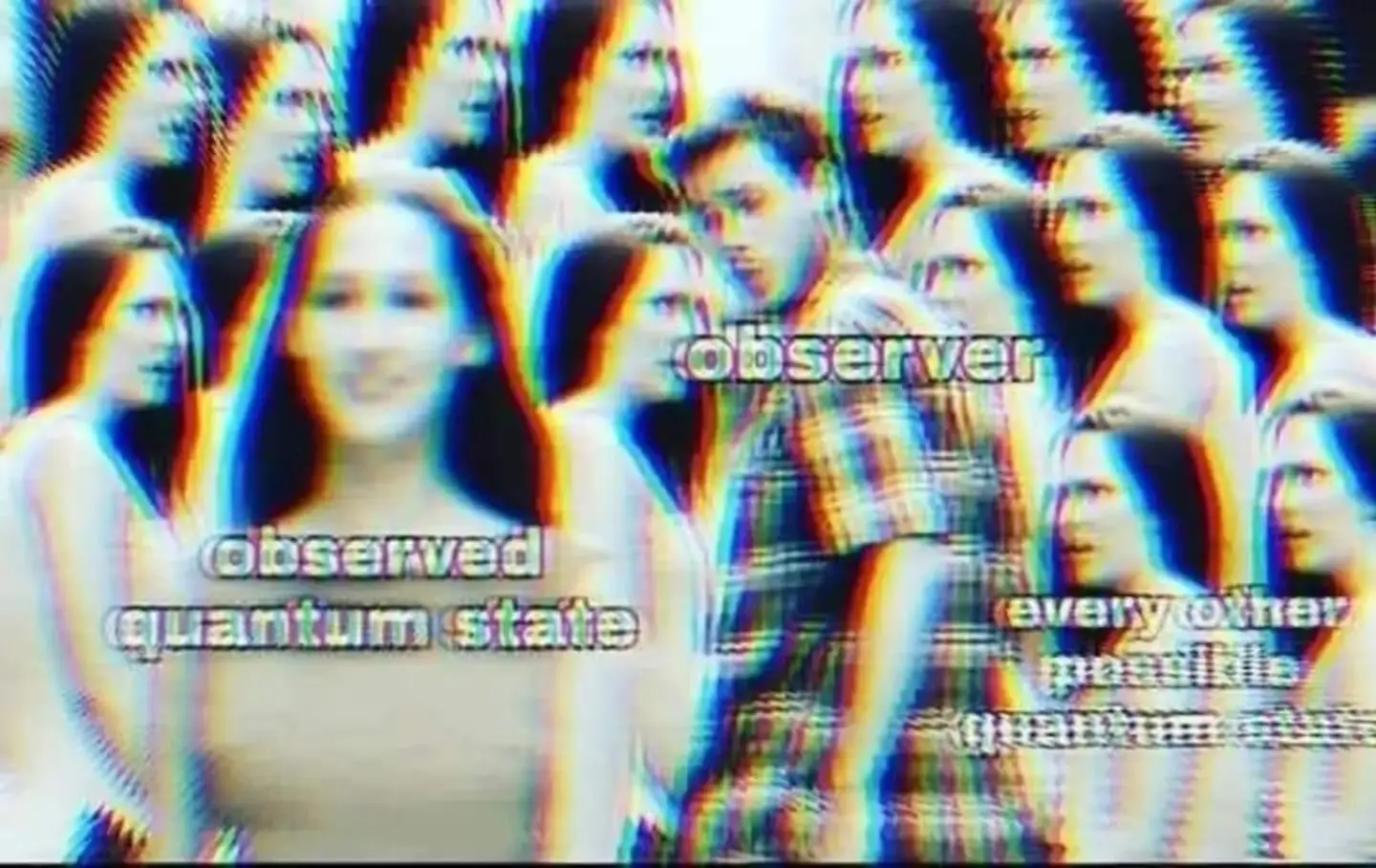 observed quantum state walks away from observer; every other possible quantum state is angry at the observer looking at the observed quantum state